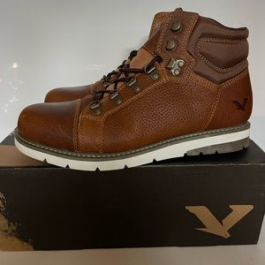 Territory Boots N003803 Men's Atlas Cap Toe Ankle Boot Chestnut Size 9,5